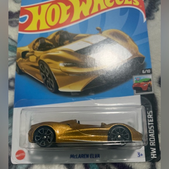 NEW 2023 Hot Wheels #82 Gold McLaren Elva HW Roadsters 6/10. - Picture 2 of 5
